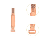 Maxbell Silicone Patellar Band Patella Stabilizer Strap for Squats Training Exercise Orange