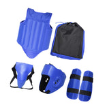 Taekwondo Protector Gear Boxing Body Protector Chest Guard for Sanda Sports Blue