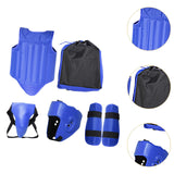 Taekwondo Protector Gear Boxing Body Protector Chest Guard for Sanda Sports Blue