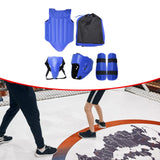 Taekwondo Protector Gear Boxing Body Protector Chest Guard for Sanda Sports Blue