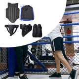 Taekwondo Protector Gear Boxing Body Protector Chest Guard for Sanda Sports Black