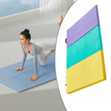 Folding Exercise Mat Workout Home for Women Pilates Mat Aerobics Balance Pad Tri Fold Mat