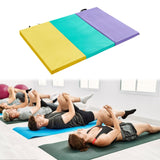 Folding Exercise Mat Workout Home for Women Pilates Mat Aerobics Balance Pad Tri Fold Mat