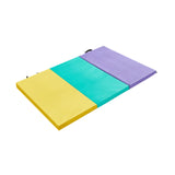 Folding Exercise Mat Workout Home for Women Pilates Mat Aerobics Balance Pad Tri Fold Mat