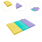 Folding Exercise Mat Workout Home for Women Pilates Mat Aerobics Balance Pad Tri Fold Mat