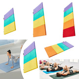 Folding Exercise Mat Workout Home for Women Pilates Mat Aerobics Balance Pad Tri Fold Mat