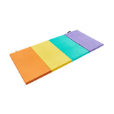 Folding Exercise Mat Workout Home for Women Pilates Mat Aerobics Balance Pad Four Fold Mat