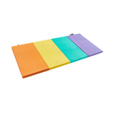 Folding Exercise Mat Workout Home for Women Pilates Mat Aerobics Balance Pad Four Fold Mat