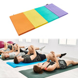 Folding Exercise Mat Workout Home for Women Pilates Mat Aerobics Balance Pad Four Fold Mat