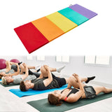 Folding Exercise Mat Workout Home for Women Pilates Mat Aerobics Balance Pad Five Fold Mat