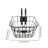 Kids Bike Basket Front Decor Simple Handlebar Basket for Biking Street Parks