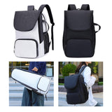 Tennis Racquet Rucksack Carrying Bag Outdoor Sports Travel Racquet Sport Bag white