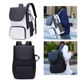 Tennis Racquet Rucksack Carrying Bag Outdoor Sports Travel Racquet Sport Bag white