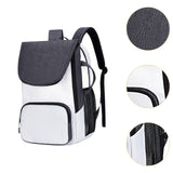 Tennis Racquet Rucksack Carrying Bag Outdoor Sports Travel Racquet Sport Bag white