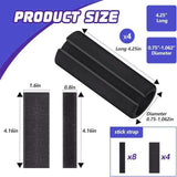 4x Handle Grips 4.25 inch Handlebar Grips for Gardening Tools Weight Lifting