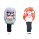 Golf Wood Head Cover Club Keepsake Novelty Golf Wood Headcover for Men Women Style A