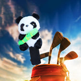 Golf Head Cover Soft Panda Animal Shaped for Training Outdoor Sports Players