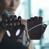 Fitness Gloves Adults Workout Gloves for Deadlifting Pull Ups Weight Lifting Black S