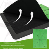 Golf Training Mat Home Equipment Adults Golf Track Pad Game Golf Hitting Mat 2 Flannels