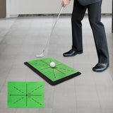 Golf Training Mat Home Equipment Adults Golf Track Pad Game Golf Hitting Mat 2 Flannels