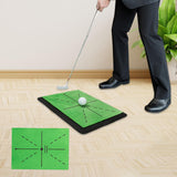 Golf Training Mat Home Equipment Adults Golf Track Pad Game Golf Hitting Mat 2 Flannels