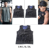 Sauna Vest for Men Waist Trimmer Body Shaper Nylon Neoprene Compression Vest S