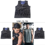 Sauna Vest for Men Waist Trimmer Body Shaper Nylon Neoprene Compression Vest S