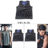 Sauna Vest for Men Waist Trimmer Body Shaper Nylon Neoprene Compression Vest S