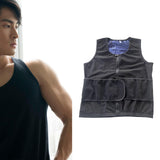 Sauna Vest for Men Waist Trimmer Body Shaper Nylon Neoprene Compression Vest S