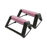 2Pcs Push up Bars Floor Workout Upper Body Strength Training Push up Handles Pink