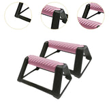 2Pcs Push up Bars Floor Workout Upper Body Strength Training Push up Handles Pink