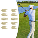 10x Golf Divot Tool Ball Marker Putting Green Fork for Golfer Gifts Exercise