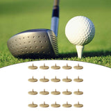 20x Golf Ball Markers Wood Golf Ball Mark for Outdoor Golfing Adults