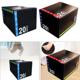 Jump Box Step up Box for Jumping Conditioning Strength Training Dips 76cmx51cmx61cm