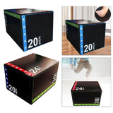 Jump Box Step up Box for Jumping Conditioning Strength Training Dips 76cmx51cmx61cm