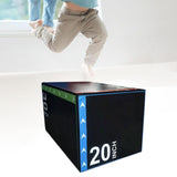 Jump Box Step up Box for Jumping Conditioning Strength Training Dips 76cmx51cmx61cm