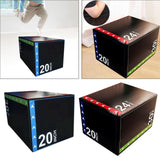 Jump Box Step up Box for Jumping Conditioning Strength Training Dips 76cmx51cmx61cm