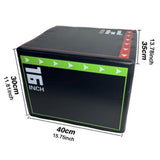Maxbell 2xJump Box Step up Box for Jumping Conditioning Strength Training Dips 40cmx30cmx35cm