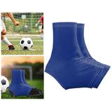 2x Football Cleat Covers Wraps Cleat Socks for Turf Hockey Baseball Softball Blue