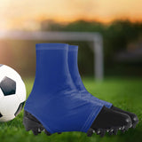 2x Football Cleat Covers Wraps Cleat Socks for Turf Hockey Baseball Softball Blue