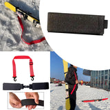 Ski Fastener Strap Portable for Enthusiasts Outdoor Activities Winter Sports