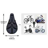 Bicycle Saddle Cover Wear Resistant Bike Saddle Cushion Cover for Road Bikes S