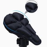 Bicycle Saddle Cover Wear Resistant Bike Saddle Cushion Cover for Road Bikes S