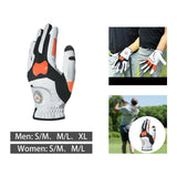 Golf Glove with Ball Marker AntiSlip Full Finger for Outdoor Training Golfer Men and S