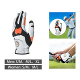 Golf Glove with Ball Marker AntiSlip Full Finger for Outdoor Training Golfer Men and S