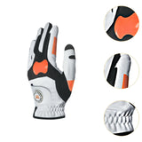 Golf Glove with Ball Marker AntiSlip Full Finger for Outdoor Training Golfer Men and S