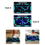 Football Training Mat Shock Absorption Soccer Training Mat for Home Use Kids Style A