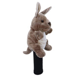 Animal Doll Golf Driver Wood Headcover Scratch Resistant Protective Sleeve