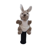 Animal Doll Golf Driver Wood Headcover Scratch Resistant Protective Sleeve