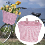 Kids Bike Basket Portable Bicycle Basket for Riding Boys Girls Balance Bikes Pink S